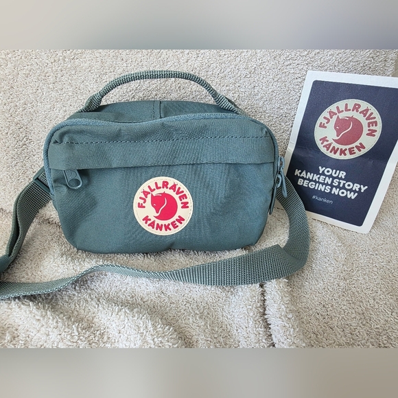 NEW Fjallraven Kanken Hip Pack In Frost Green - Picture 4 of 9